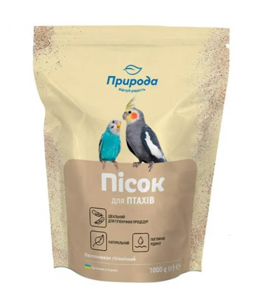 Песок Природа для попугаев 1 кг
