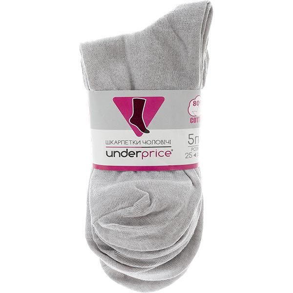 Носки Underprice р. 25 серый 