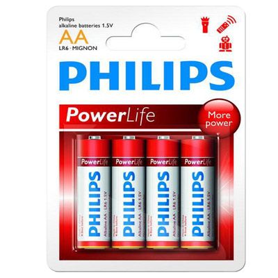 Батарейка Philips Powerlife LR6-P4B 4 шт