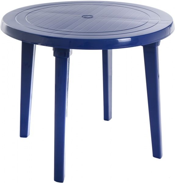 Стол пластиковый Алеана 90x90 см синий 