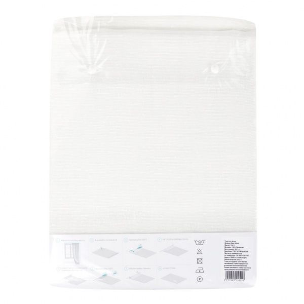 Тюль Basic 300x285 см белая капля Decora textile