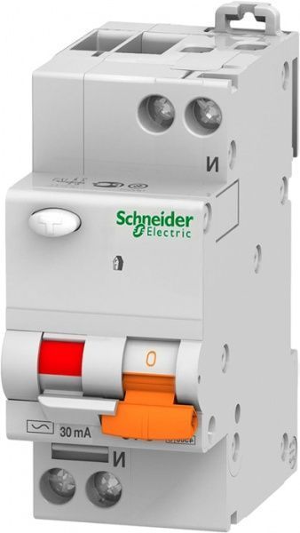 Дифференциальный автомат Schneider Electric АД 63 16 А 30 мА C 11473