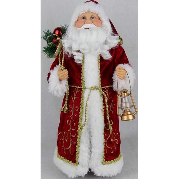 Фигура Дед Мороз красный 46 см