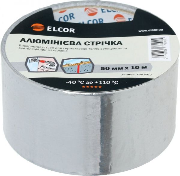 Алюминиевая лента Элкор TEAL5010 50 мм 10 м