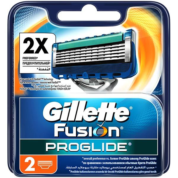 Сменный картридж Gillette Fusion 5 Proglide 2 шт.