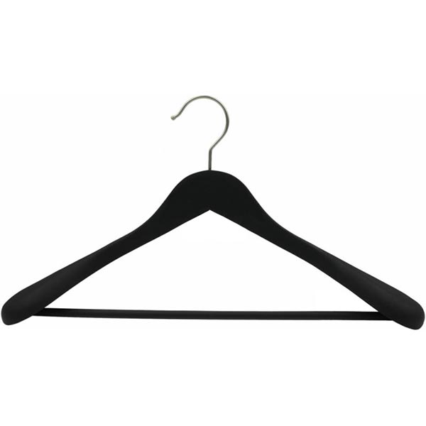 Плічка Vivendi для верхнього одягу з перекладиною чорний матовий 43 см 