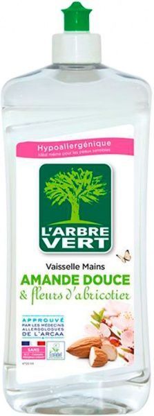 Гель для ручного мытья посуды L'Arbre Vert Миндаль/цветение абрикоса 0,75л