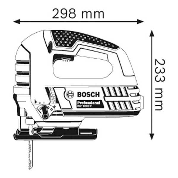Электролобзик Bosch Professional GST 8000 E 060158H000