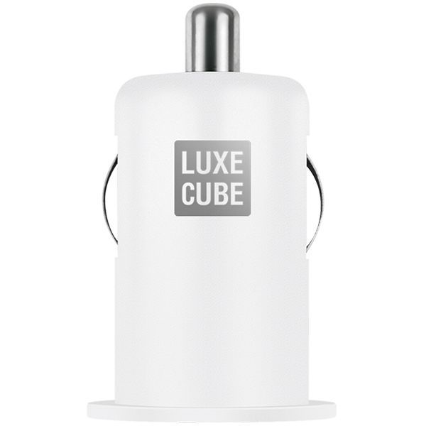 Зарядное устройство автомобильное Luxe Cube USB 1A white