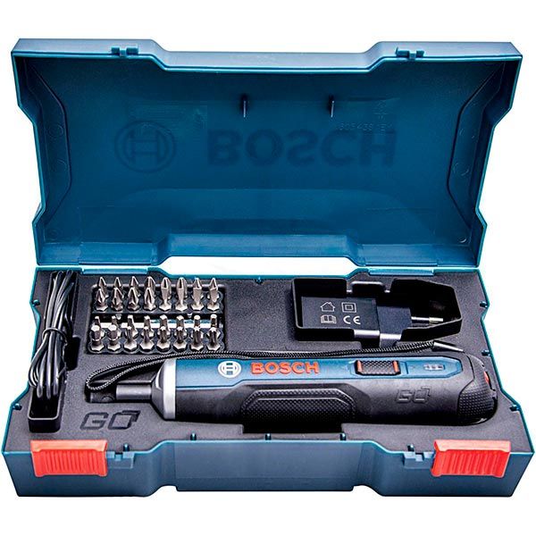 Отвертка аккумуляторная Bosch GO Kit 06019H2021