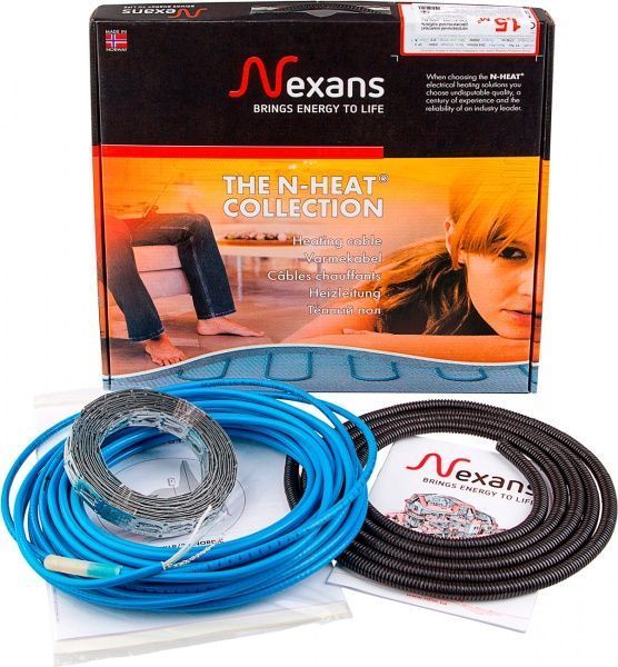 Нагревательный кабель Nexans TXLP/2R 200Вт, 1.5 кв. м.