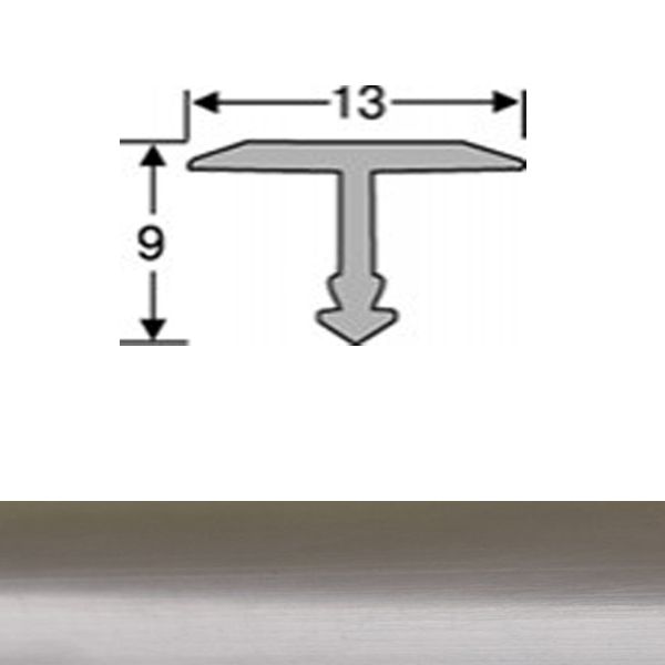 Профіль для плитки алюмінієвий ТІS АТ-13 2.7 м полірований