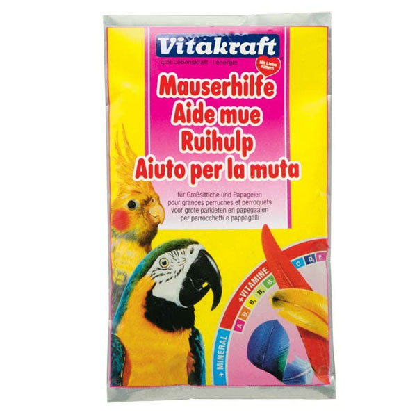 Добавка витаминная для больших попугаев Vitakraft в период линьки 20 г