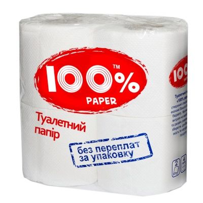 Бумага туалетная Ruta 100 paper 4 шт