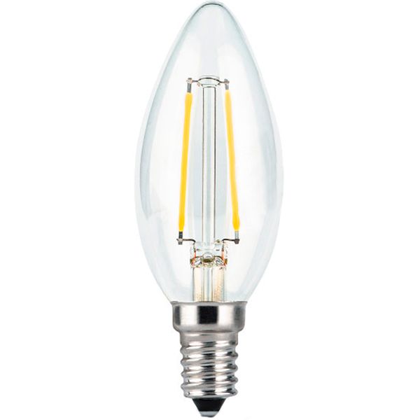 Лампа светодиодная Gauss Black Filament C37 5 Вт E14 4100 К 220 В прозрачная 103801205 