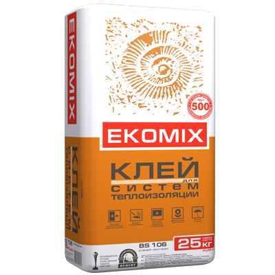 Клей для теплоізоляції Ekomix BS 106 25 кг