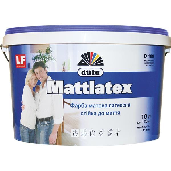 Краска Dufa Mattlatex D100 1 л
