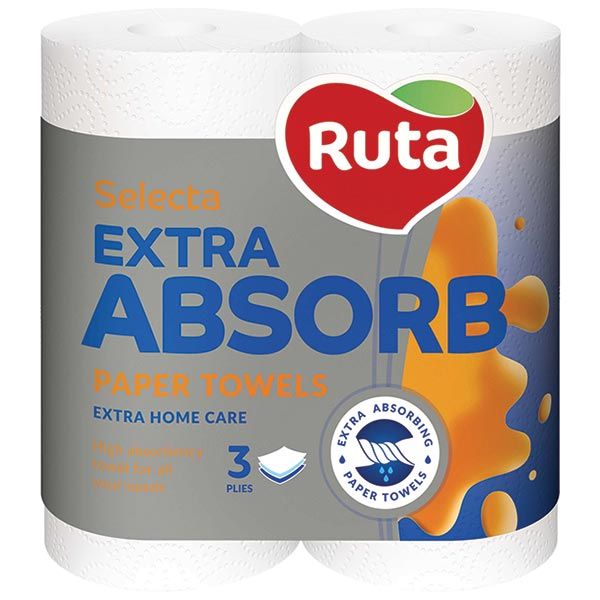 Бумажные полотенца Ruta Selecta EA трехслойная 2 шт.