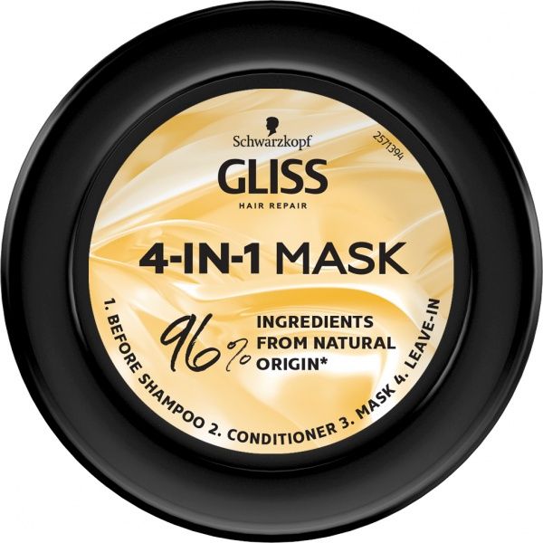 Маска Gliss Kur Performance Treat Питание для поврежденных и ослабленных волос 400 мл