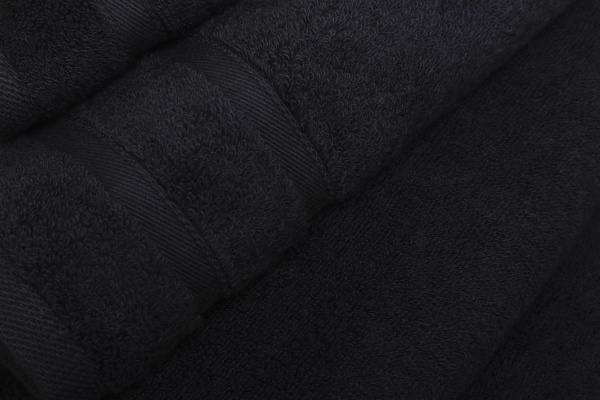 Полотенце махровое Bamboo 30x50 см черный La Nuit 