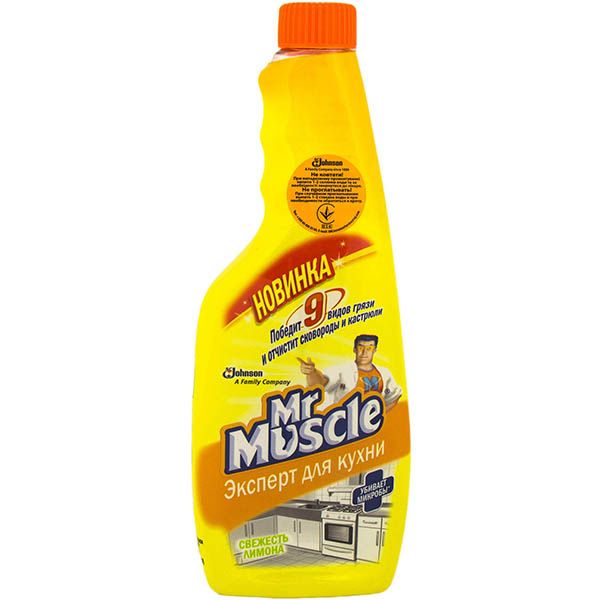 Средство для чистки кухни Mr Muscle Лимон 500 мл запаска