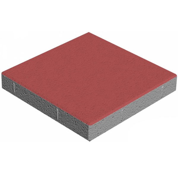 Тротуарная плитка Золотой Мандарин красная 400х400х60 мм