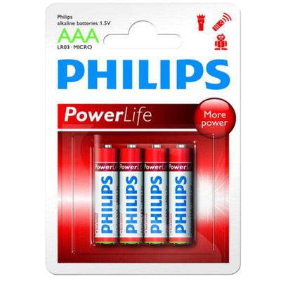Батарейка Philips Powerlife LR03-P4B 4 шт