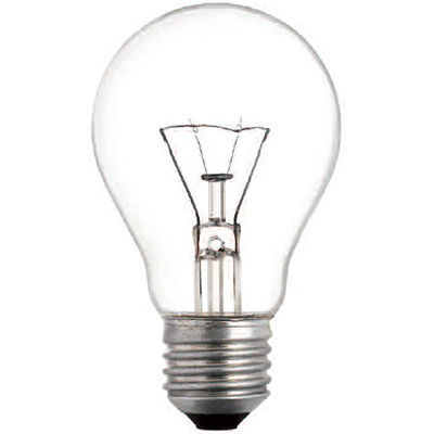 Лампа накаливания Belsvet A55 60 Вт E27 230 В прозрачная Б 60-5