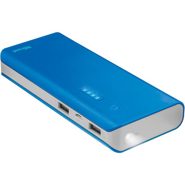 Зарядное устройство Power Bank Trust Primo 10000 mAh blue (22072)