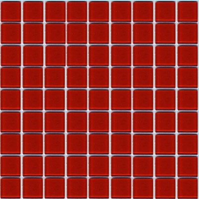 Мозаика B 045 красная 1454 316x316 мм