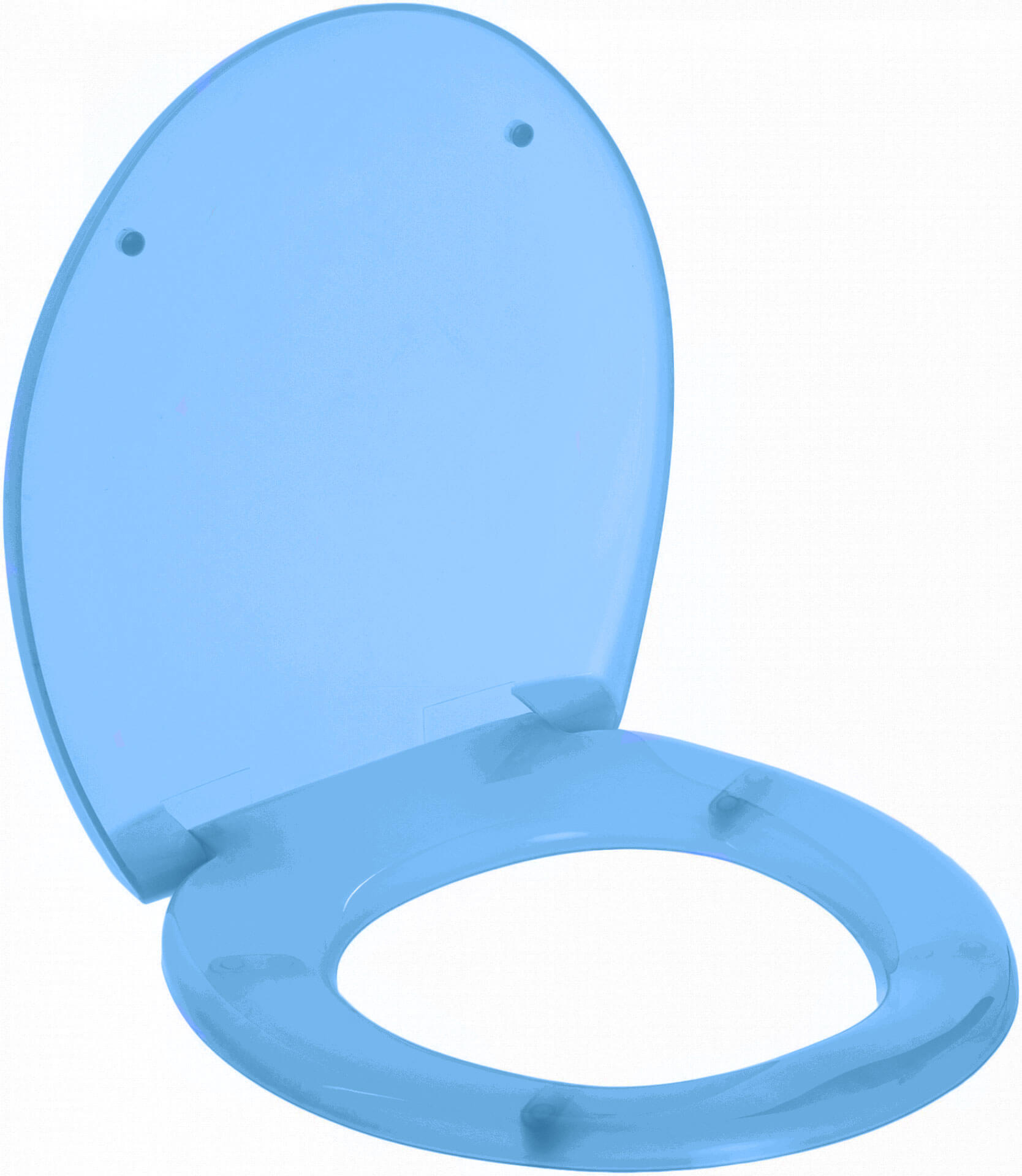 Сидіння для унітазу SoloPlast Універсал 425x368x35 мм синє