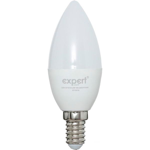 Лампа светодиодная Expert 7,5 Вт C37 матовая E14 220 В 4100 К 
