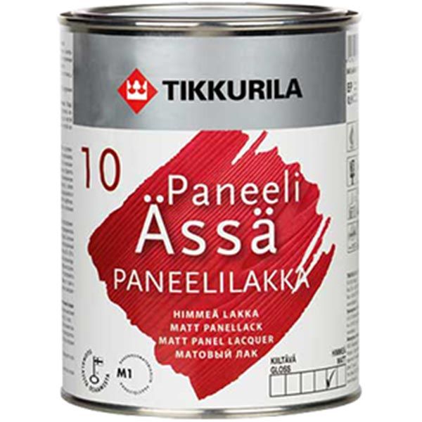 Лак Tikkurila Панели-Ясся матовый 0.9 л
