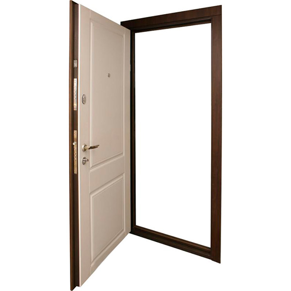 Дверь входная Abwehr А(3)-133 (V) 096Л (ТО/Б) Kale2 коричневая 2050x960 мм левая