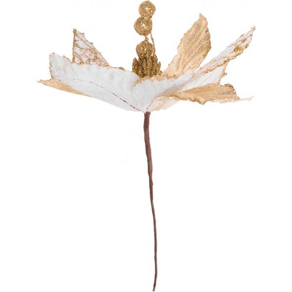 Цветок рождественский Пуансетия EY15801 23 см