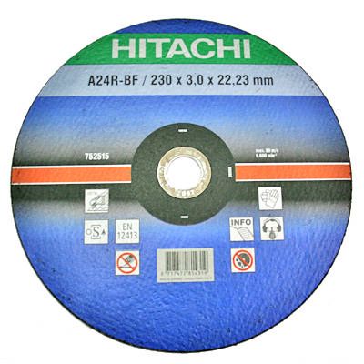 Круг відрізний по металу Hitachi 230х3,0х22,2 мм 7752515