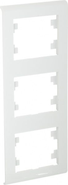 Рамка трехместная Makel Manolya вертикальная белый