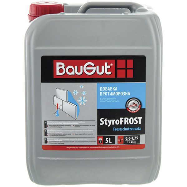 Противоморозная добавка BauGut StyroFROST 5 л