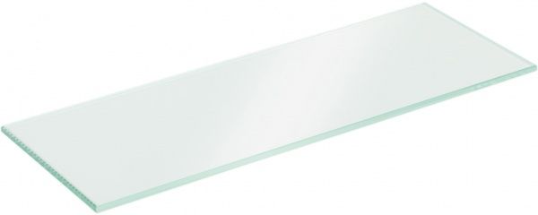 Полка стеклянная ВС прямоугольная 400x150 мм прозрачный 