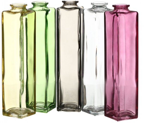 Ваза стеклянная Trend Glass 24,5 см розовый 