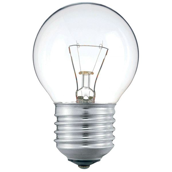 Лампа накаливания Philips P45 шар 40 Вт E27 230 В прозрачная 926000006412