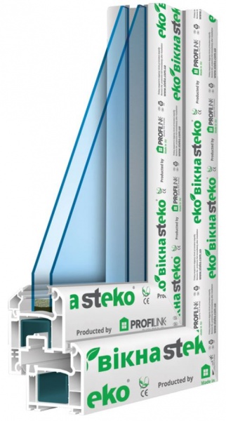 Окно глухое Steko S400 58 1140x1420 мм без открывания 
