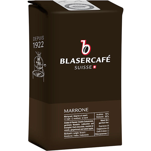 Кава в зернах Blaser Cafe Marrone 250 г (7610443002054)