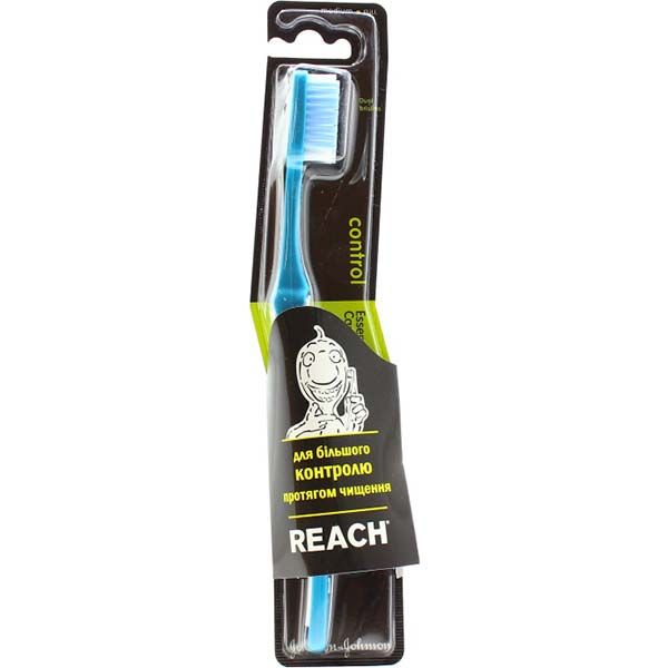 Зубная щетка Reach Control средней жесткости 1 шт.