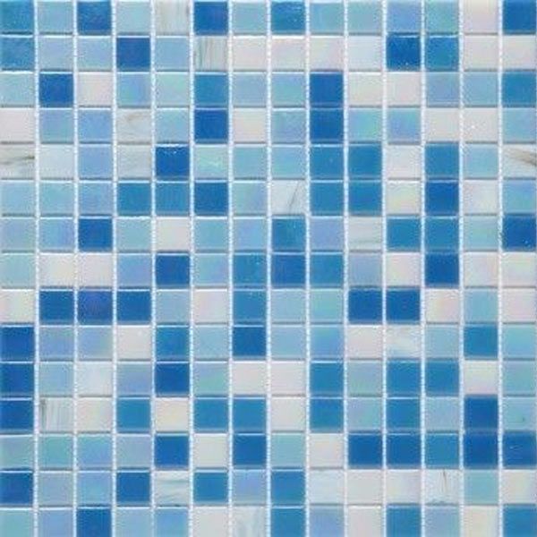 Плитка Vivacer Мозаика Glmix 100 голубая 32,7x32,7 