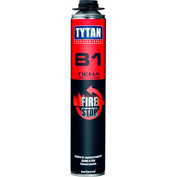 Пена монтажная Tytan PROFESSIONAL B1 огнестойкая 750 мл