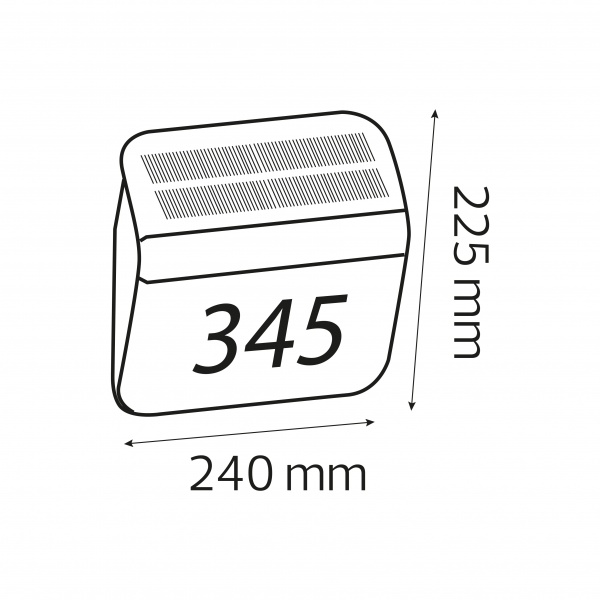 Подсветка для фасадов и ступенек HOROZ ELECTRIC на солнечной панели 04000K 4 lm OMNIA 1x0,1 Вт белый 078-013-0003-020 