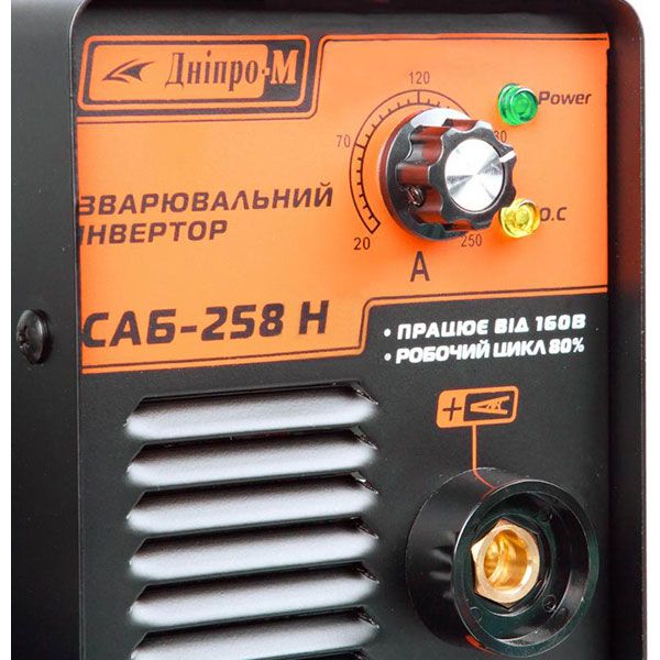 Інвертор зварювальний Дніпро-М САБ-258Н + КШМ МШК-1150Р