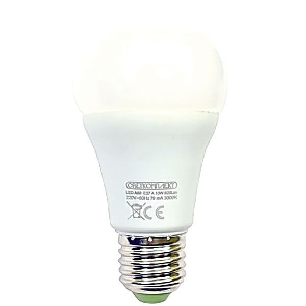 Лампа світлодіодна Светкомплект (РС) 10 Вт A60 матова E27 220 В 4500 К 