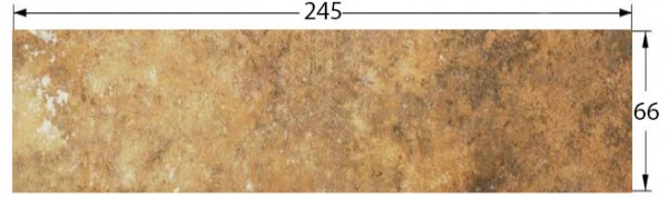 Клинкерная плитка ARTEON OCHRA ELEWACJA 24,5X6,6 (0,74) Ceramika Paradyz